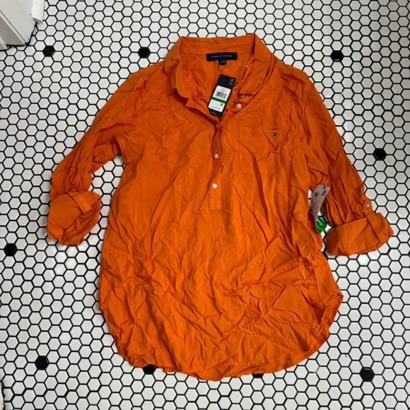 NWT Tommy Hilfiger ecovera button down shirt size large - Picture 1 of 5